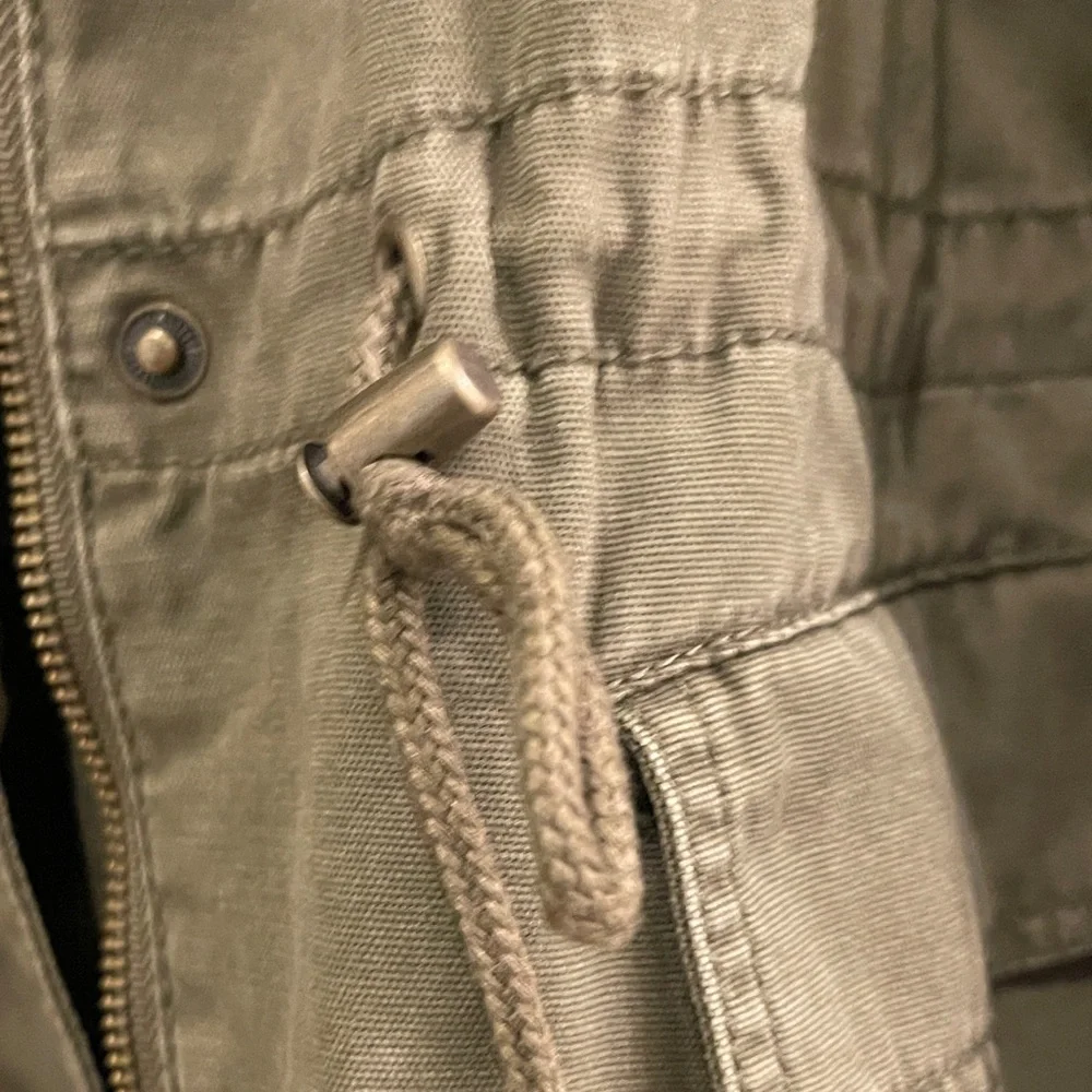 Ava & Viv Olive Hooded Utility Jacket - Picture 5 of 10